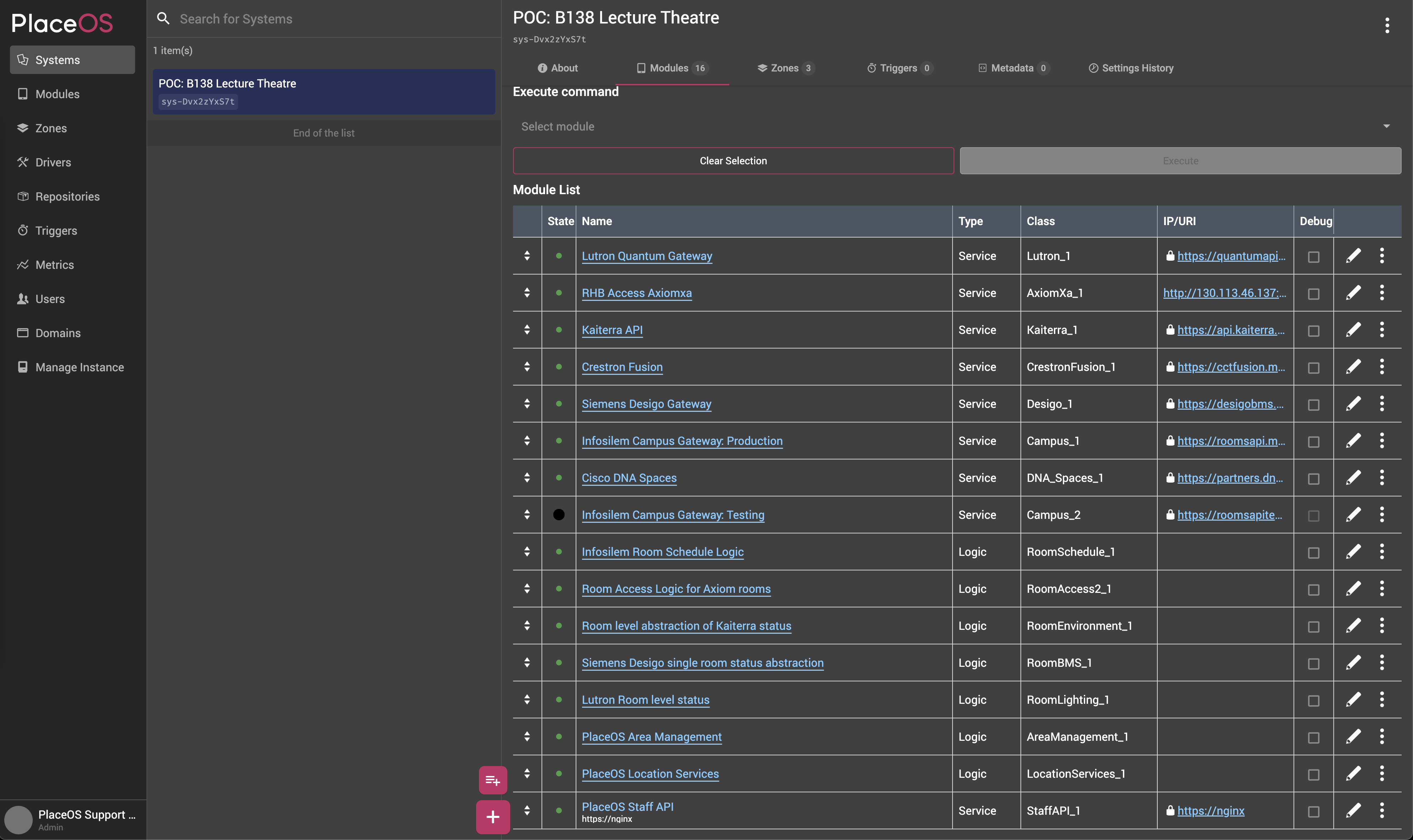 Backoffice Interface Screenshot 2